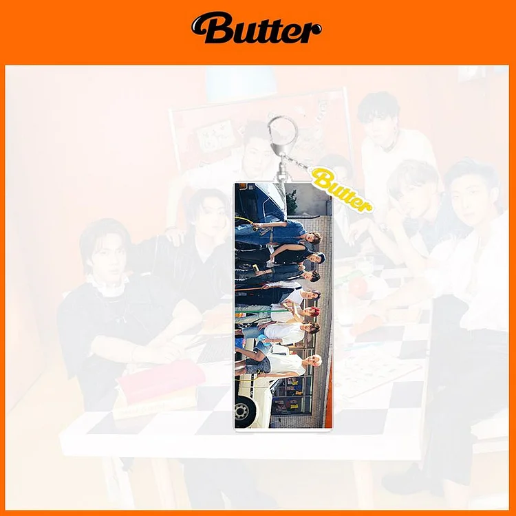 방탄소년단 Butter Concept Photo Keychain