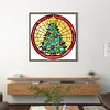 >SALE<Full Embroidery Eco-cotton Thread 18CT Printed Christmas Tree Cross Stitch Kit
