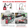 WOYO PL068 EPS Tester For Volvo V60/S60 II/XC90II/V90II/XC60II/XC40/POLESTAR2 Steering Wheel Motor Detector, Automotive Diagnostic Tool on Bench