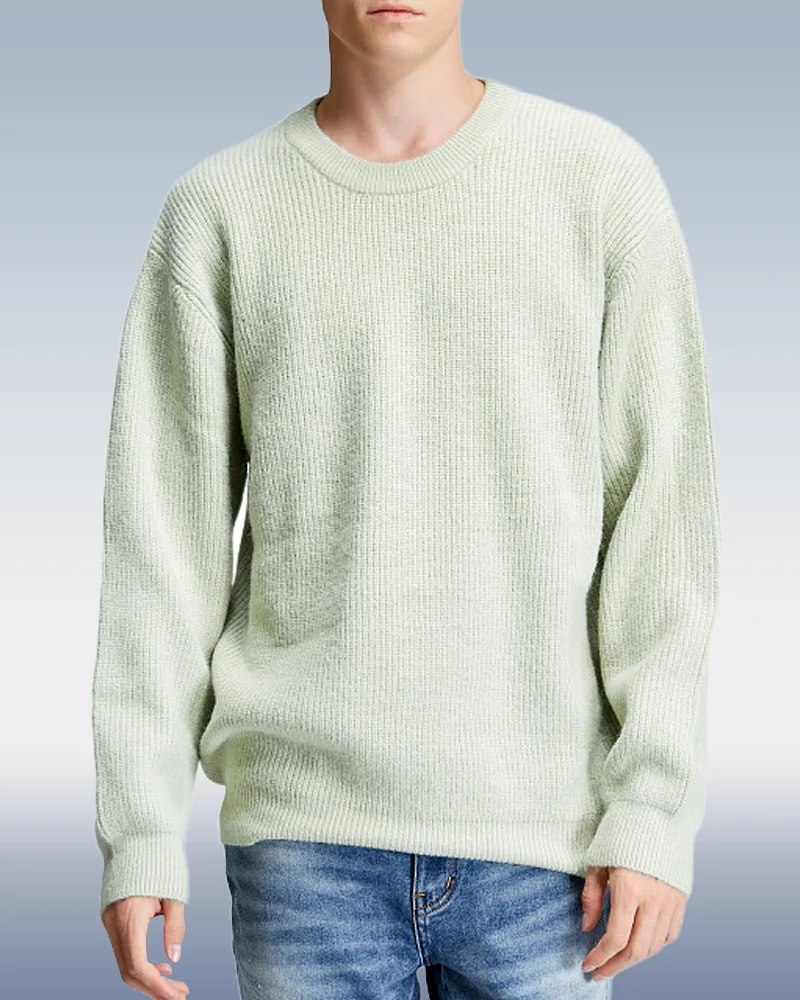 Men's Loose Casual Pullover Sweater 2 Colors