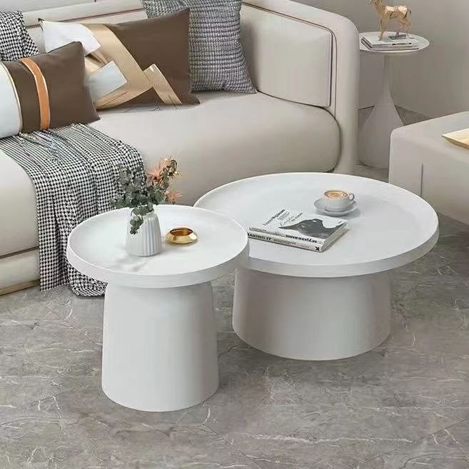 Homemys Modern Round Coffee Table