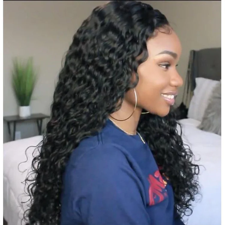 NEW Super Natural Lace Long Curly Wig