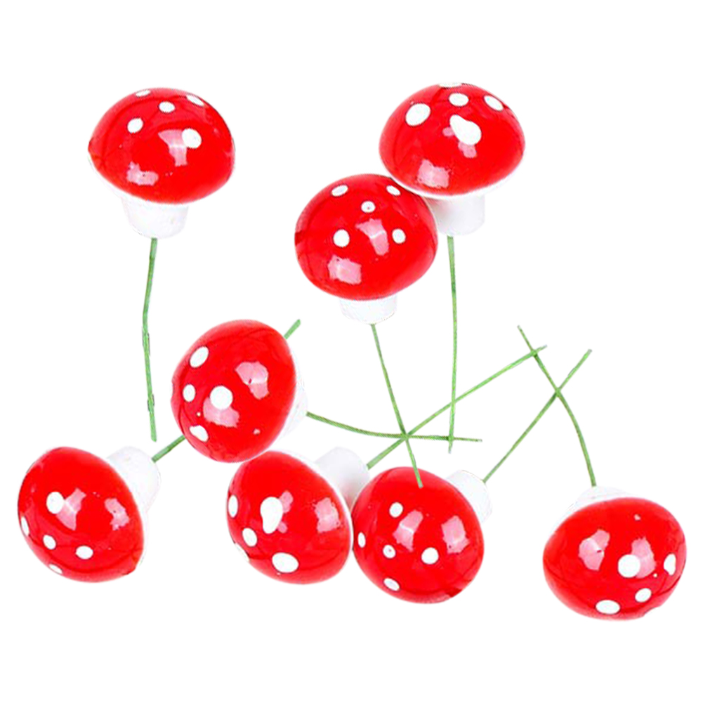

2cm Foam Plant Mini Artificial Mushroom DIY Garden Bonsai Decor Props, 501 Original