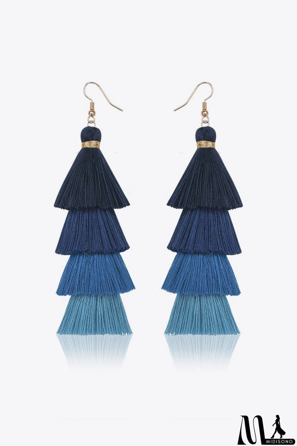 MidiSono - Layered Tassel Earrings