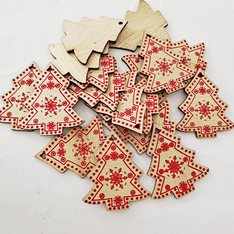 Factory Direct Crafts Creative Wooden Christmas Gift Interior Decorations Home Pendant DIY Accessories