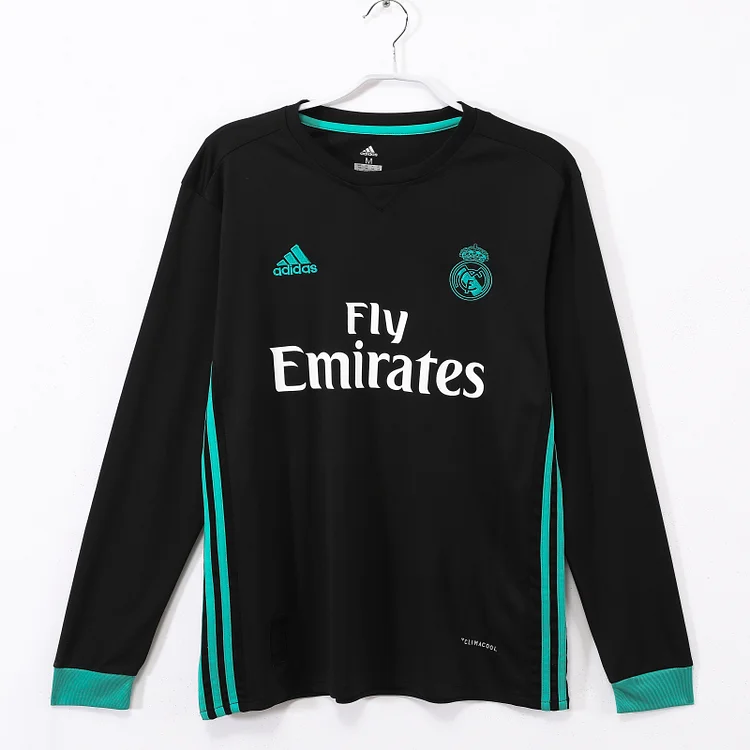 2017/18 Real Madrid Away Retro Long Sleeve Jersey