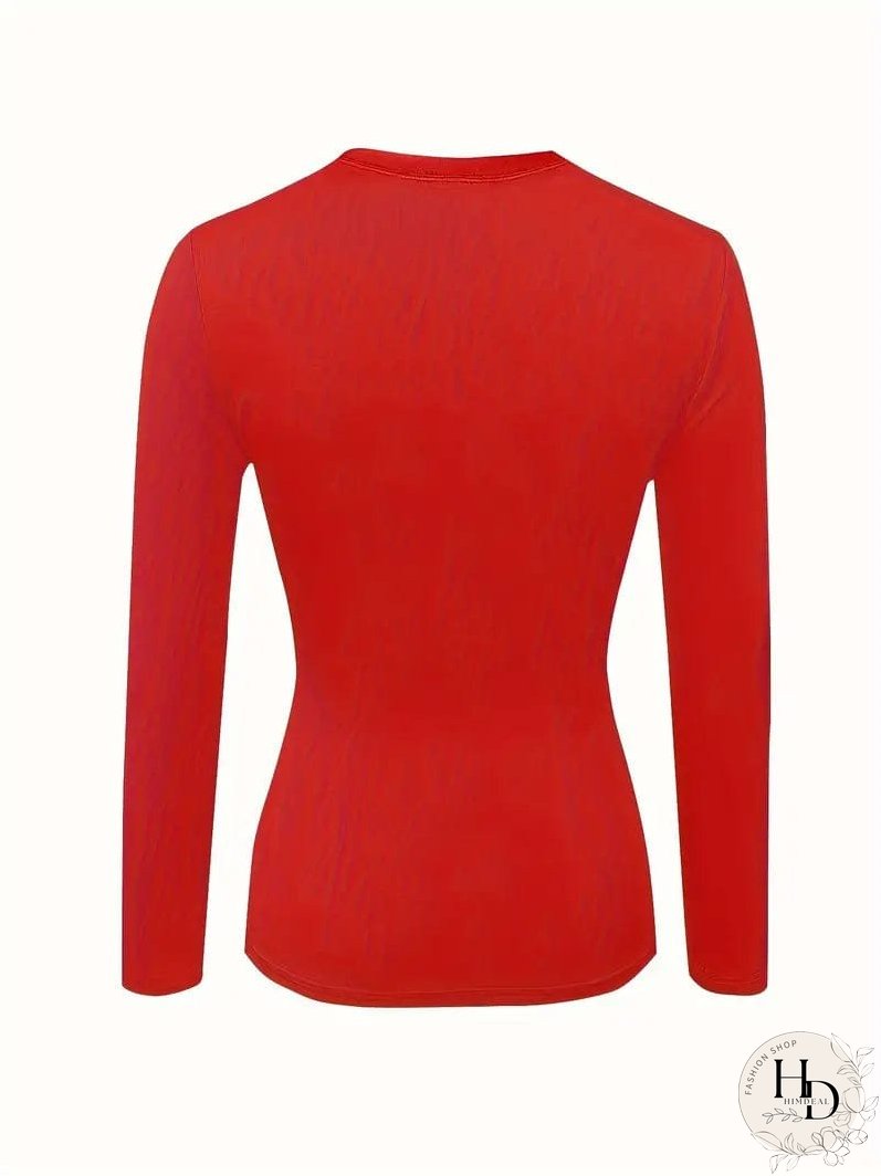 Trendy Ribbed Mock Neck Top