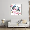 Blossom Birds Bead Embroidery Kit Pre-Printed Bead Cross stitch