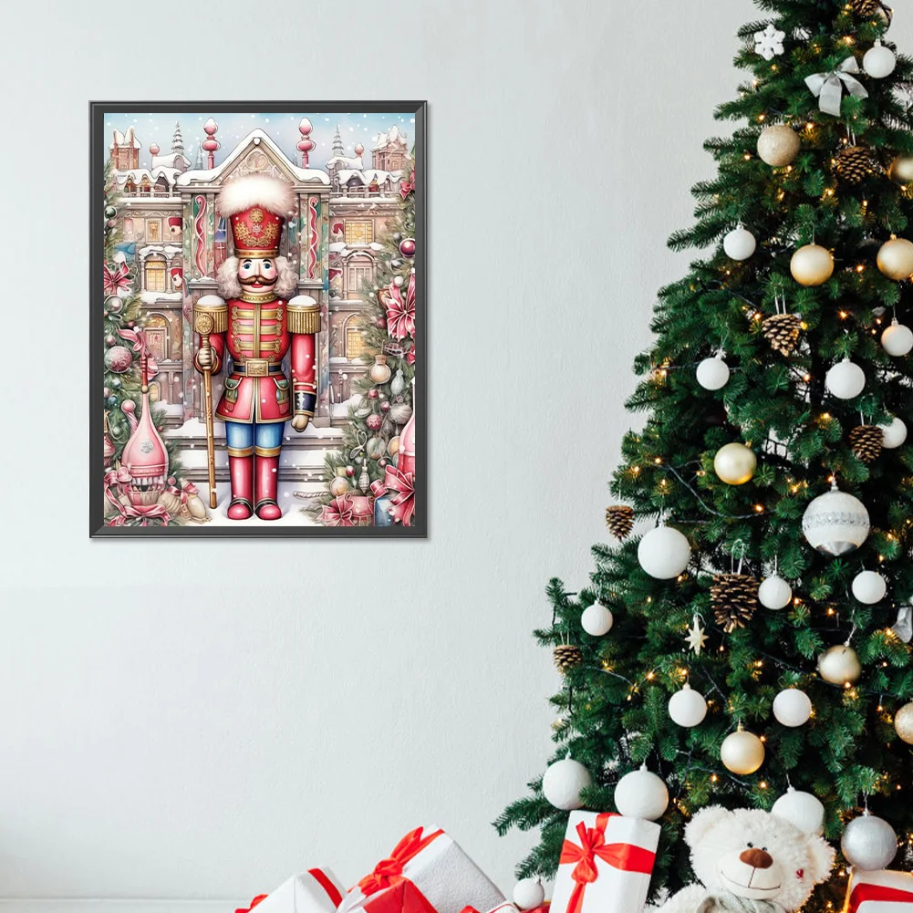 Diamond Painting - Full Round Drill - Nutcracker Soldier(Canvas|30*40cm)