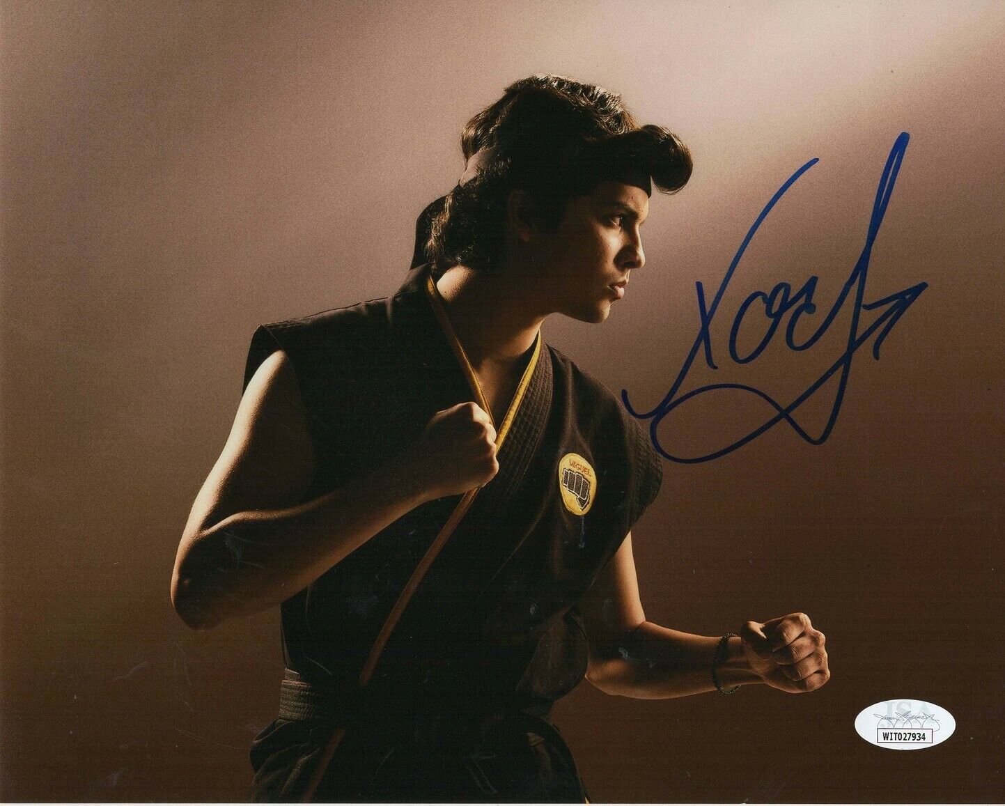 Xolo Mariduena (Miguel Diaz) 8 x 10 Autographed Photo Poster painting Cobra Kai (Reprint 2008)