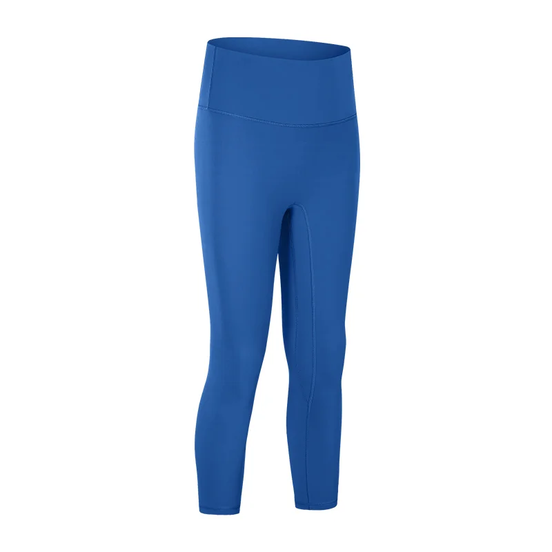 Klein blue shop no front seam high waist peach lift tie dye naked feeling nylon crop capri yoga leggings with inside pocket at a great price on Hergymclothing