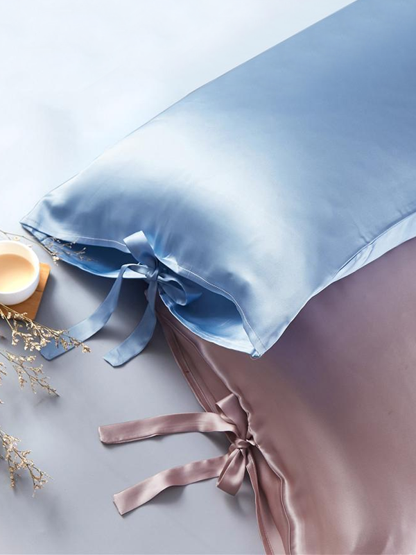 22 Momme Terse Double-Sided Lacing Silk Pillowcase-REAL SILK LIFE