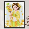 (US Local)Girl-11CT Stamped Cross Stitch Kit(49x65cm)