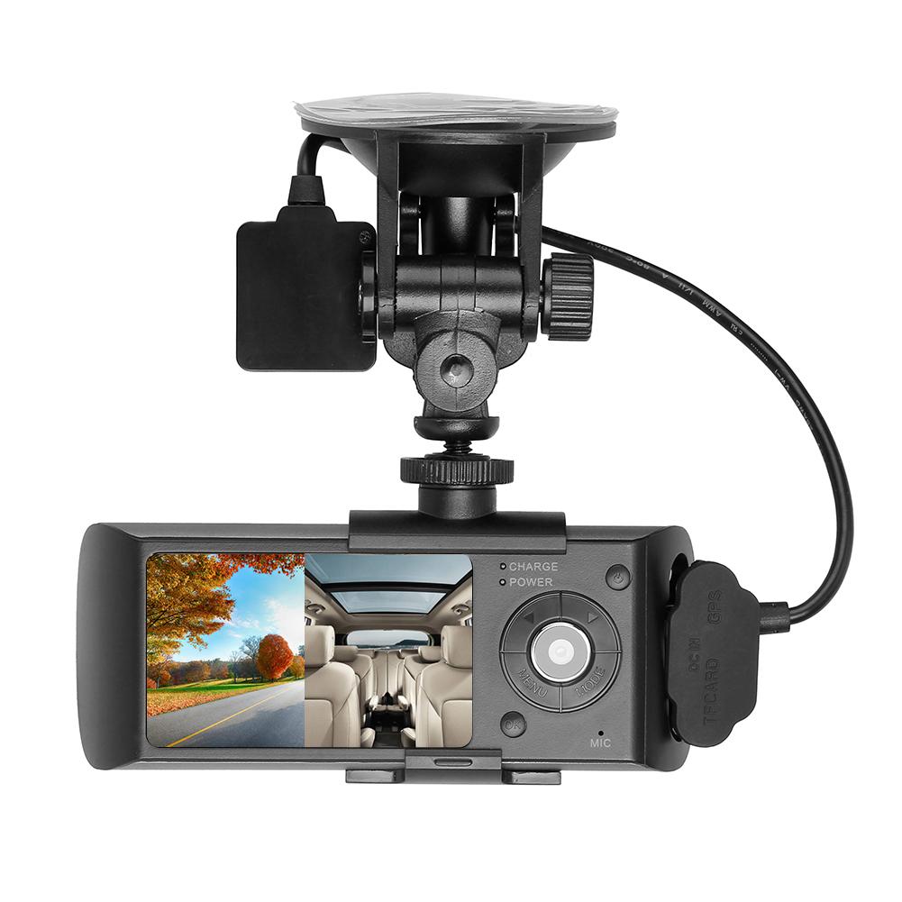 

Dual Lens 2.7in LCD HD Car Auto DVR Camera GPS Logger G-sensor Dash Cam, 501 Original