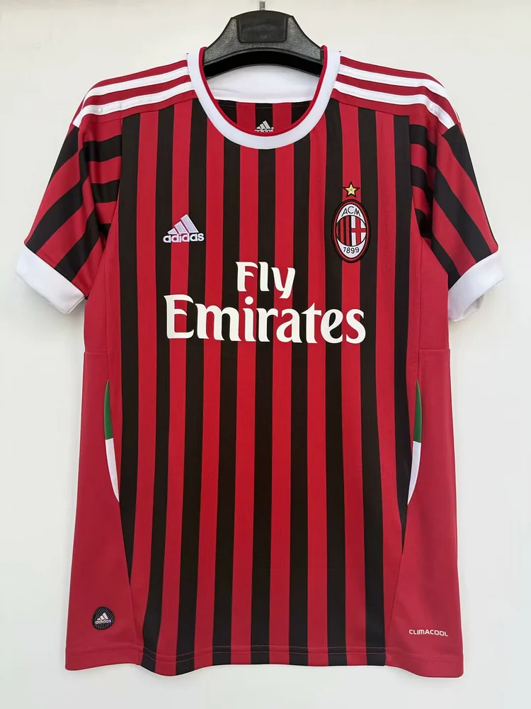 2011/12 AC Milan Home Retro Jersey