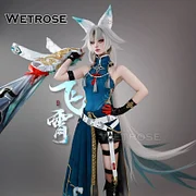 [Wetrose] SSR Feixiao Honkai Star Rail Cosplay Costume Wig Full Set