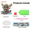 DIY Diamond Painting Double Sided Ornaments Kit for All Ages (Deer Horn Calf)