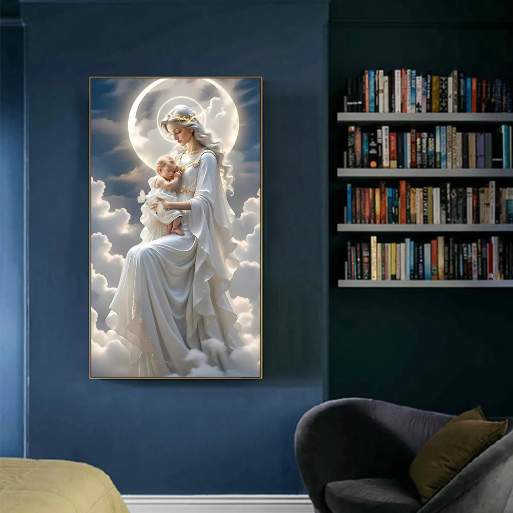 Diamond Painting - Full Round Drill - Angel Virgin(Canvas|40*70cm)
