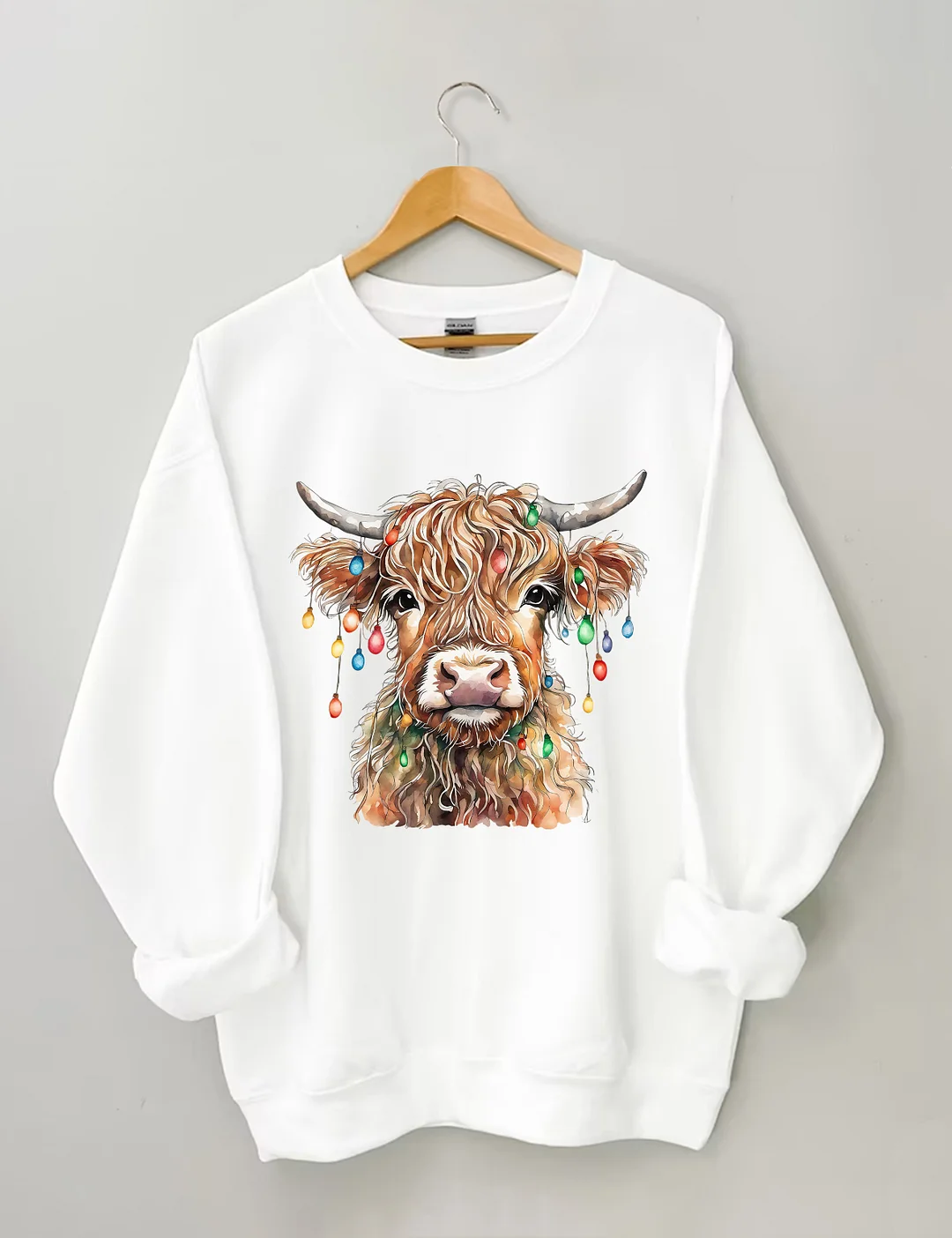Christmas Cow Sweatshirt