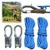 Rope with Roller Tensioner Paracord Adjusters w/Locking Buckle Tie-Down Tool