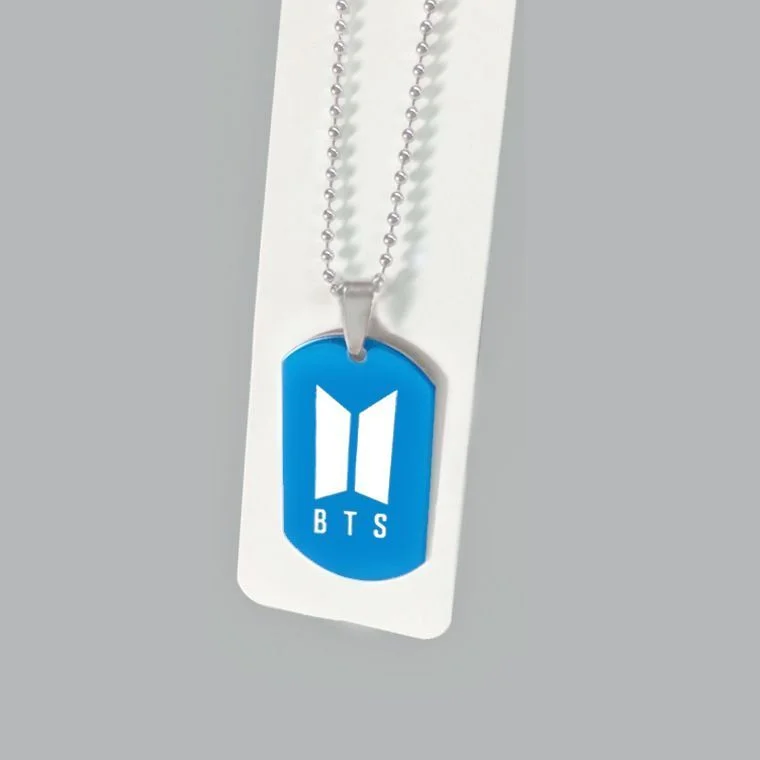 방탄소년단 Titanium Steel Ring Necklace
