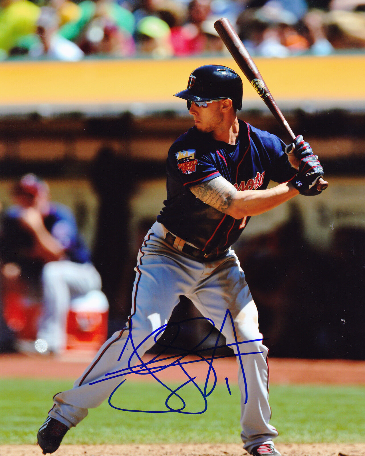 JORDAN SCHAFER MINNESTOTA TWINS ACTION SIGNED 8x10