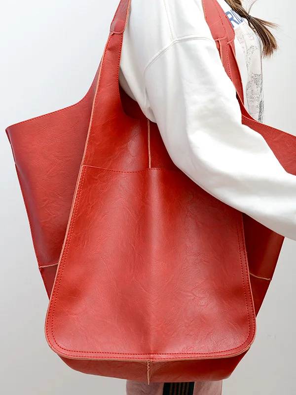 Split-Joint Tote Bags Handbags