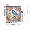 >SALE<5D DIY Full Round Drill Diamond Painting Bluebird Kit Home Decoration 30x30cm