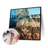 uk.everydayedeals (Limited Stock)Paint By Number - Oil Painting -  Wolf (40*40Cm)