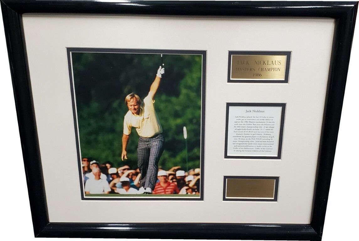 Jack Nicklaus UnSigned 8x10 Photo Poster painting Custom Framed to a 16x20 Frame