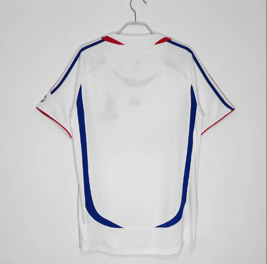 Retro 2006 France Away Football T-Shirt Thai Quality