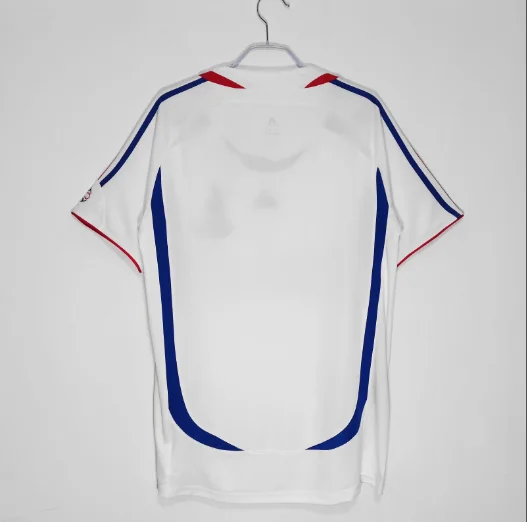 Retro 2006 France Away Football T-Shirt Thai Quality