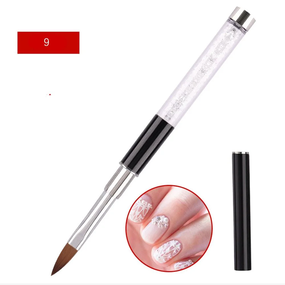 16 Types Nail Art Painting Brush UV Gel Extension Builder Carving Drawing Pen Crystal Diamond Handle Manicure Salon Tools NEW-Nail Inspo