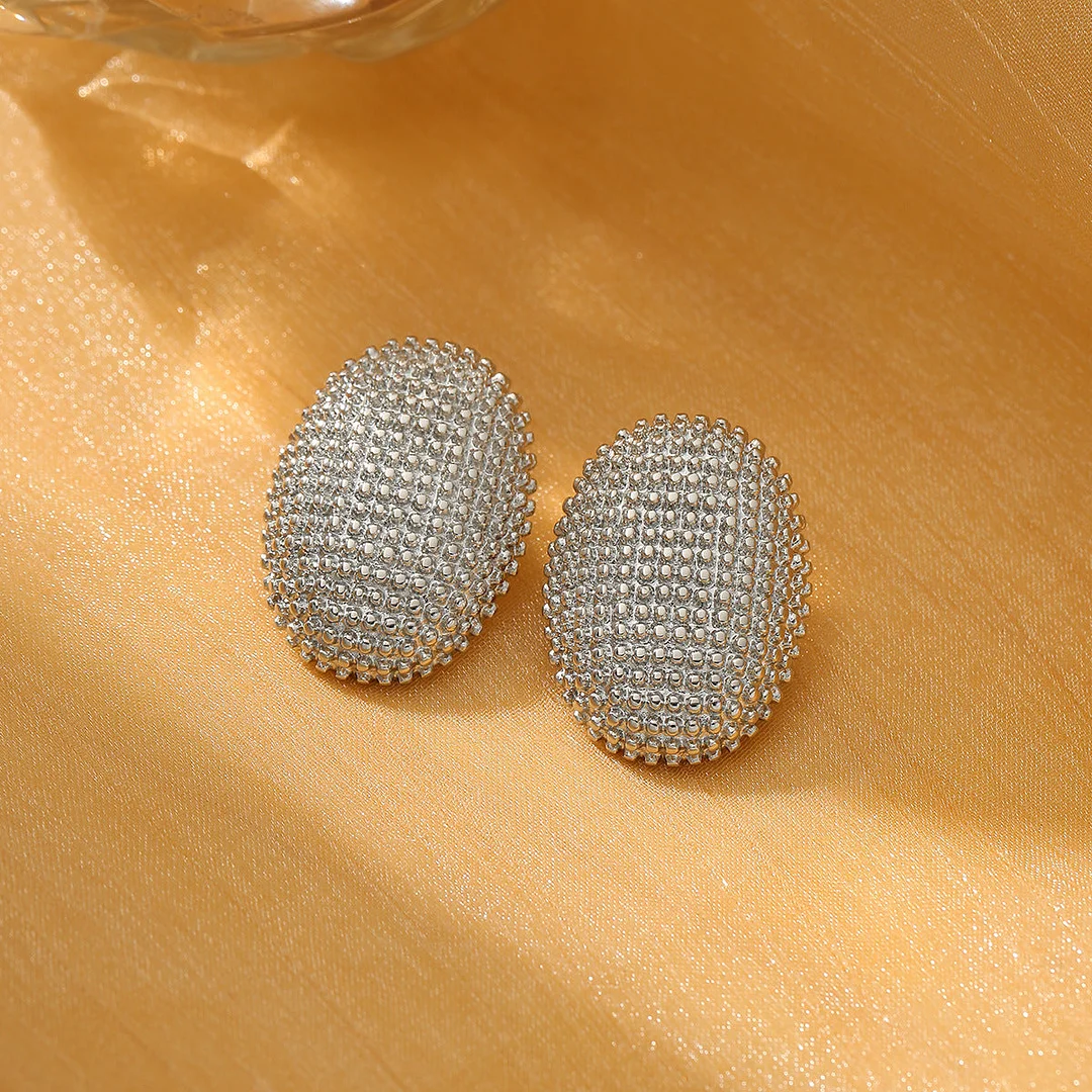 Oval Bean Earrings