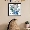 Flower Kitten - Crystal Rhinestone Diamond Painting