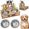 Bol en bois pour chien - 5d bricolage d&eacute;coration artisanale