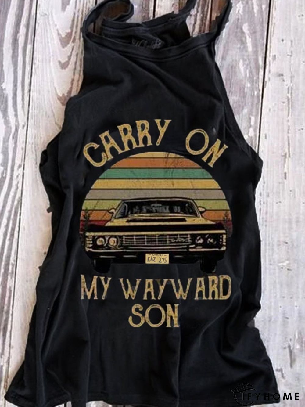 Cotton Blends Regular Fit Vintage Tank & Cami | IFYHOME