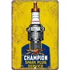 Champion Spark plug - Metal Tin Signs(8*12Inch/12*16Inch) - Garage