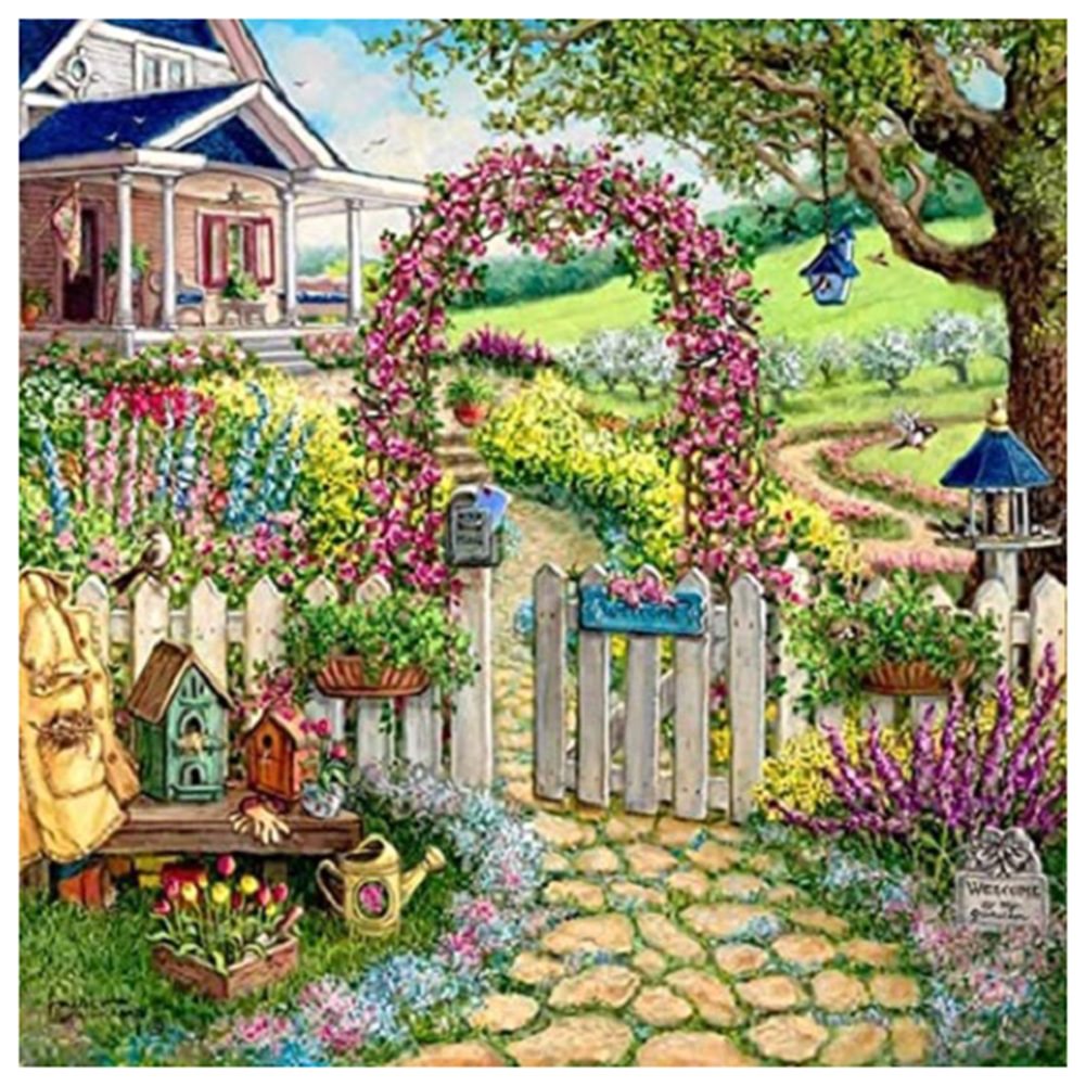 Flowers And Plants - Full Round - Diamond Painting