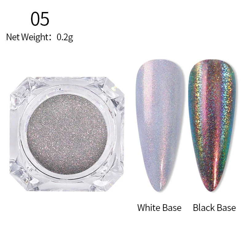 1g Glitter Nail Sequins iridescent Powder Shining Irregular 3D Hexagon Colorful Sequins Summer Popular DIY Nail Art Decoration-Nail Inspo