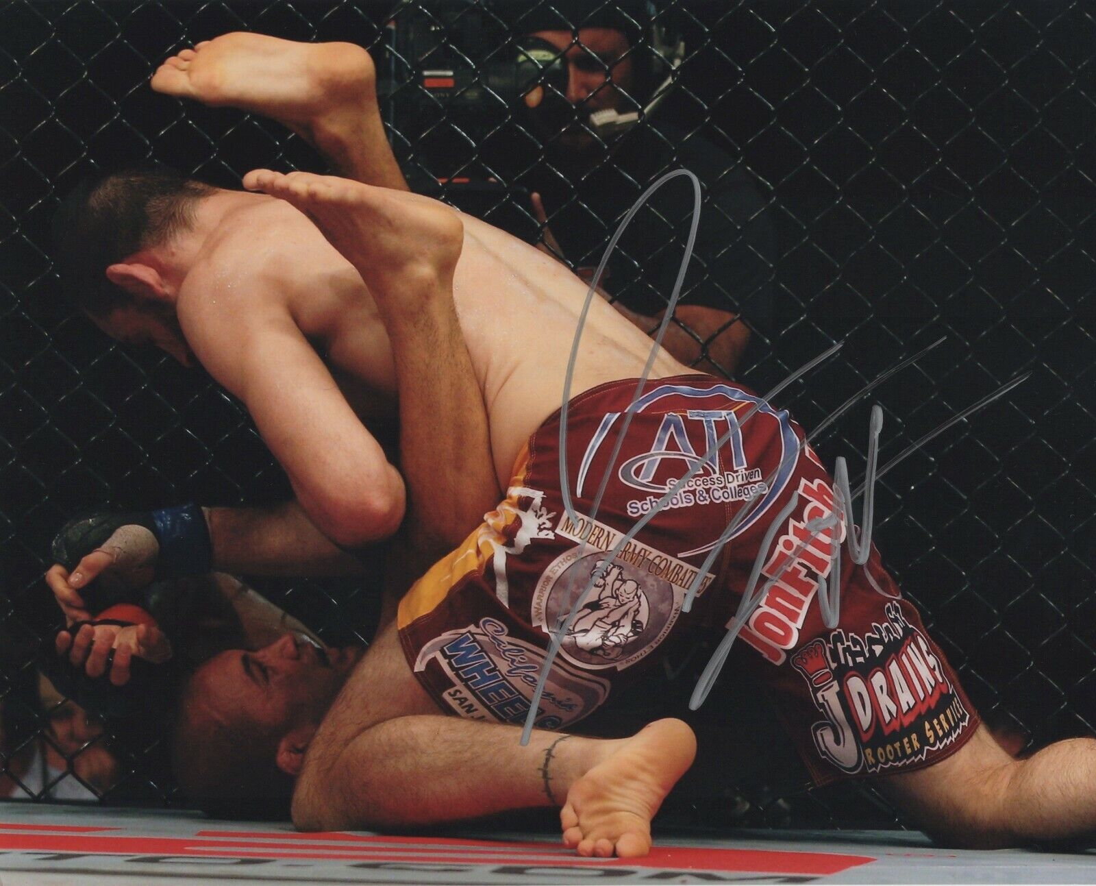 JON FITCH SIGNED AUTOGRAPH UFC MMA 8X10 Photo Poster painting PROOF