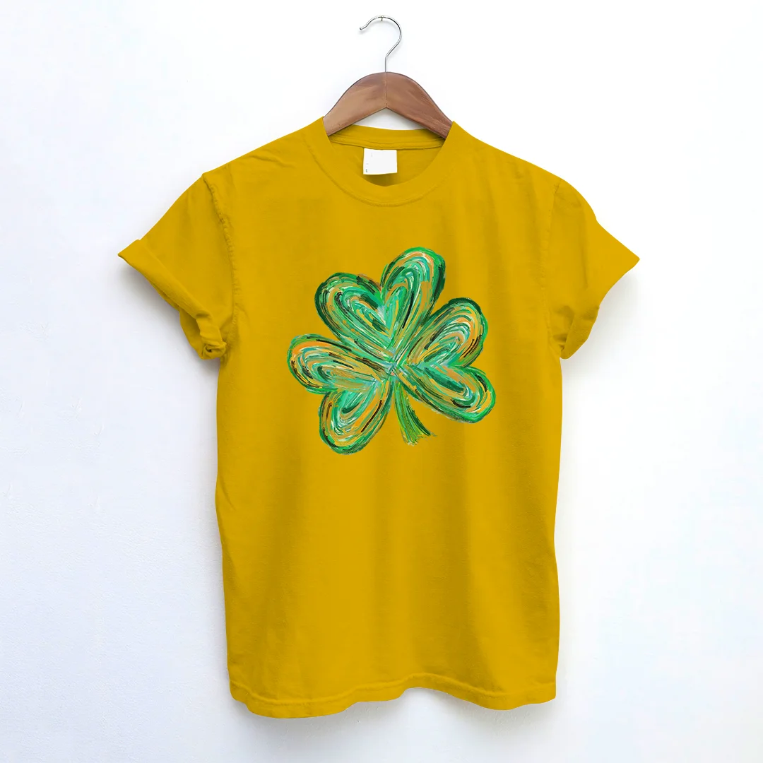 St Patrick's Day Four Leaf Clover T-shirt