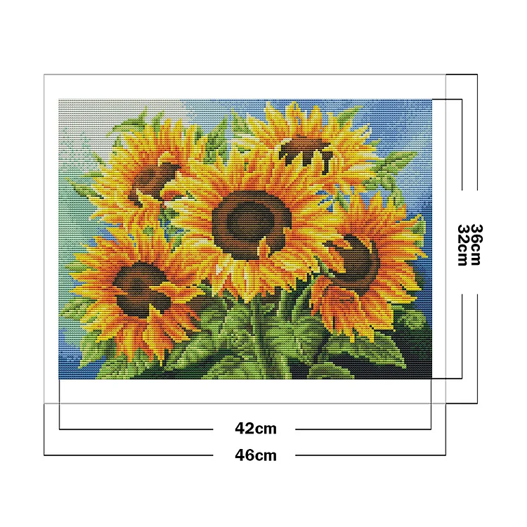 CrossStitch Kit Sunflower 