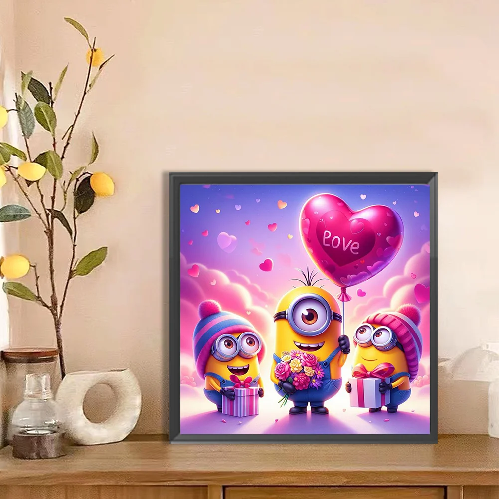 Diamond Painting - Full Round Drill - Minions(Canvas|40*40cm)