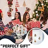 10PCS DIY Pearl Diamond Painting Christmas Fridge Magnets, Sparkling Rhinestone Refrigerator Magnet Craft Kit for Home Decor & Gifts