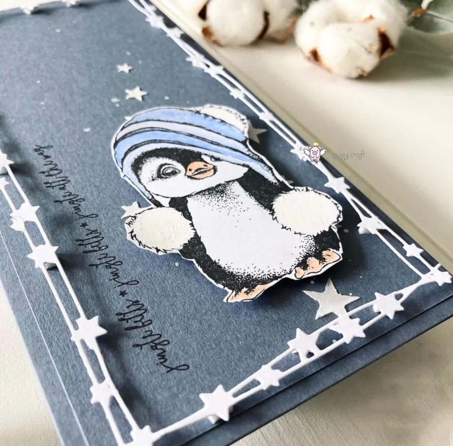 Piggy Craft metal cutting dies cut die mold Stars rectangular frame Scrapbook paper craft knife mould blade punch stencils dies