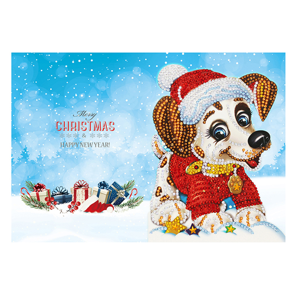 

Dog Gifts Christmas - 5D DIY Craft Greeting Card, 501 Original