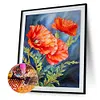 uk.everydayedeals Diamond Painting - Full Round - Red Flower
