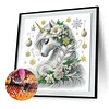 Flower Unicorn - Crystal Rhinestone Diamond Painting