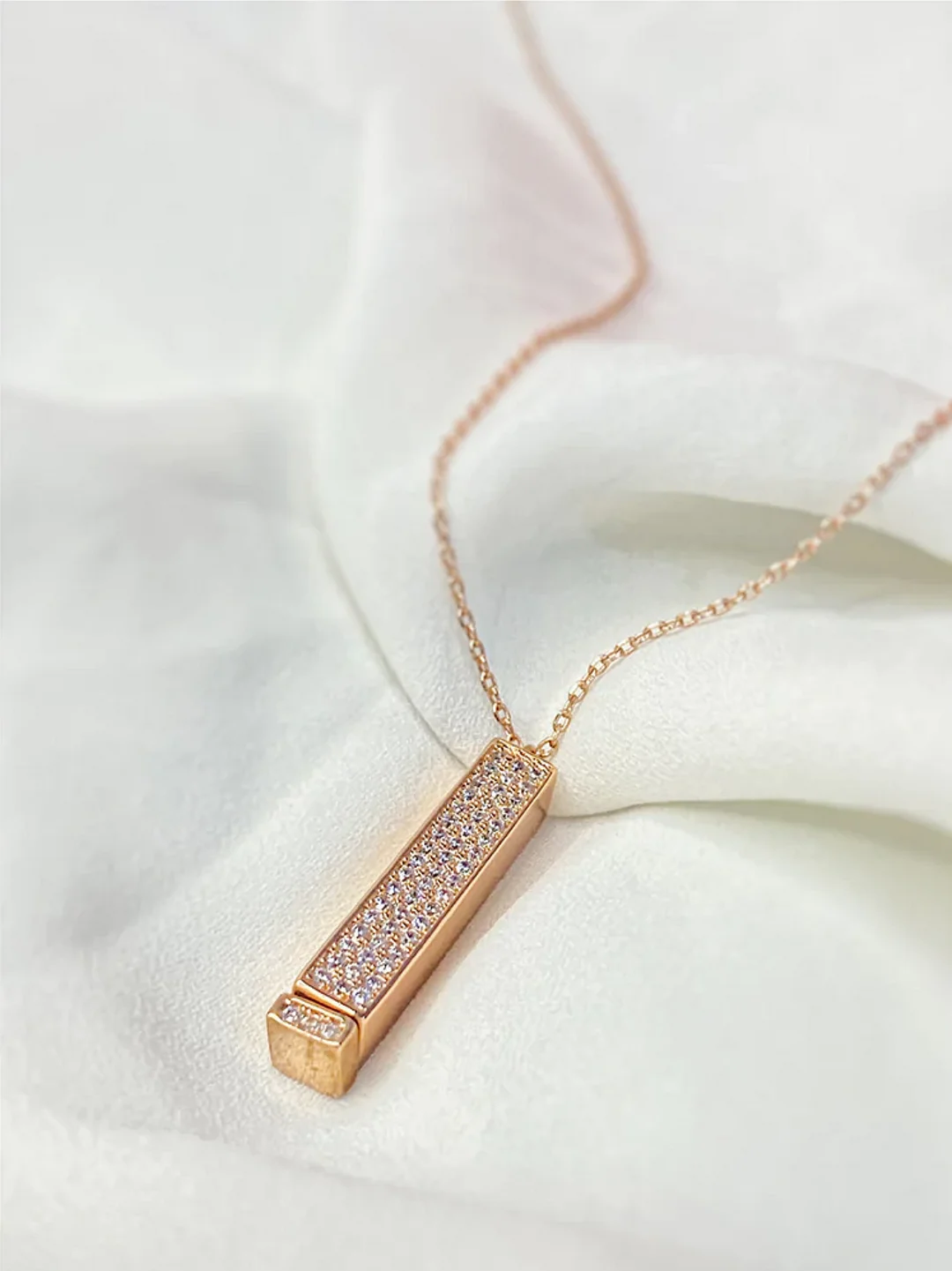 Personalized Message Bar Necklace